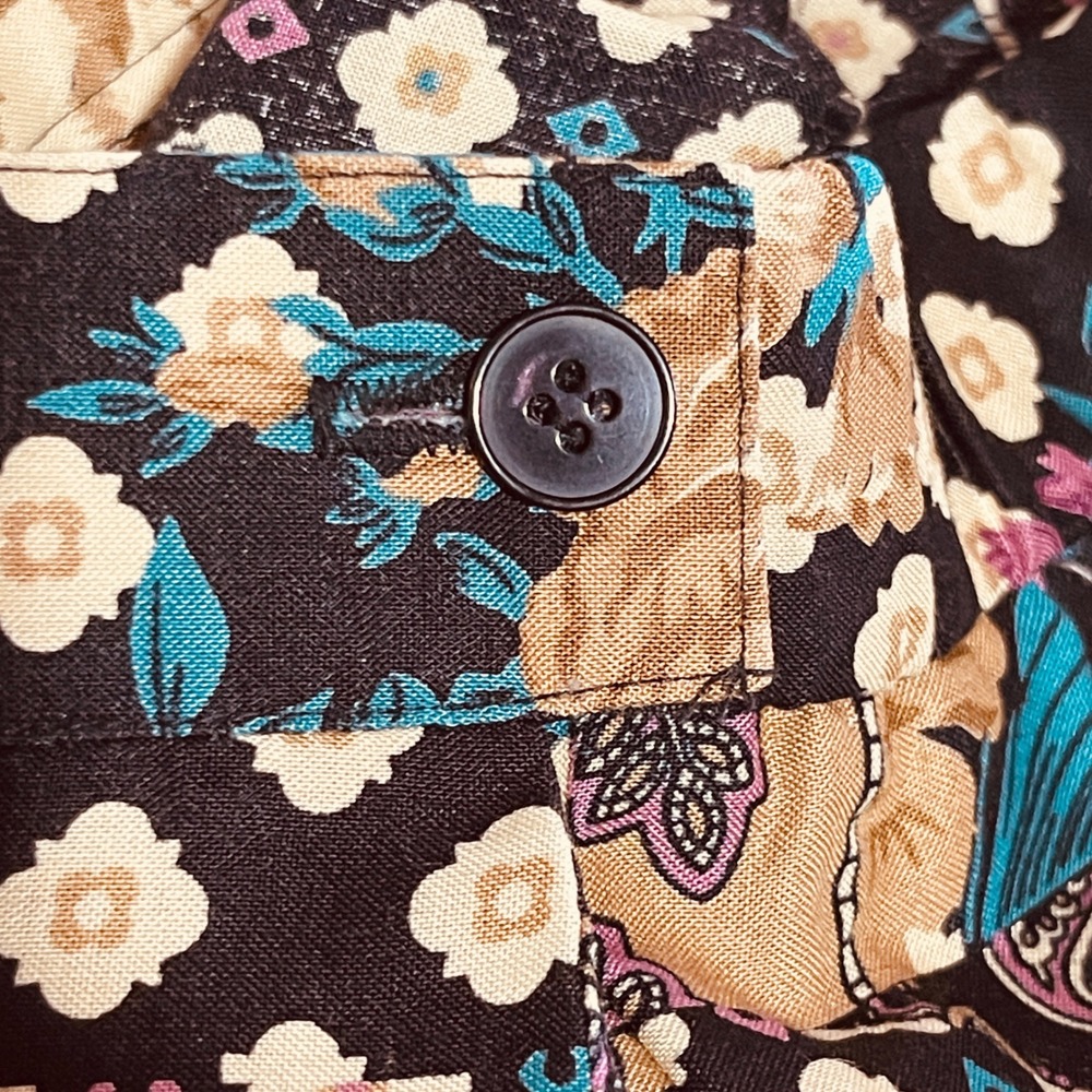 Vintage Koret‎ Petites Women's Skirt Size 10 Petite Paisley and Floral - Picture 13 of 15